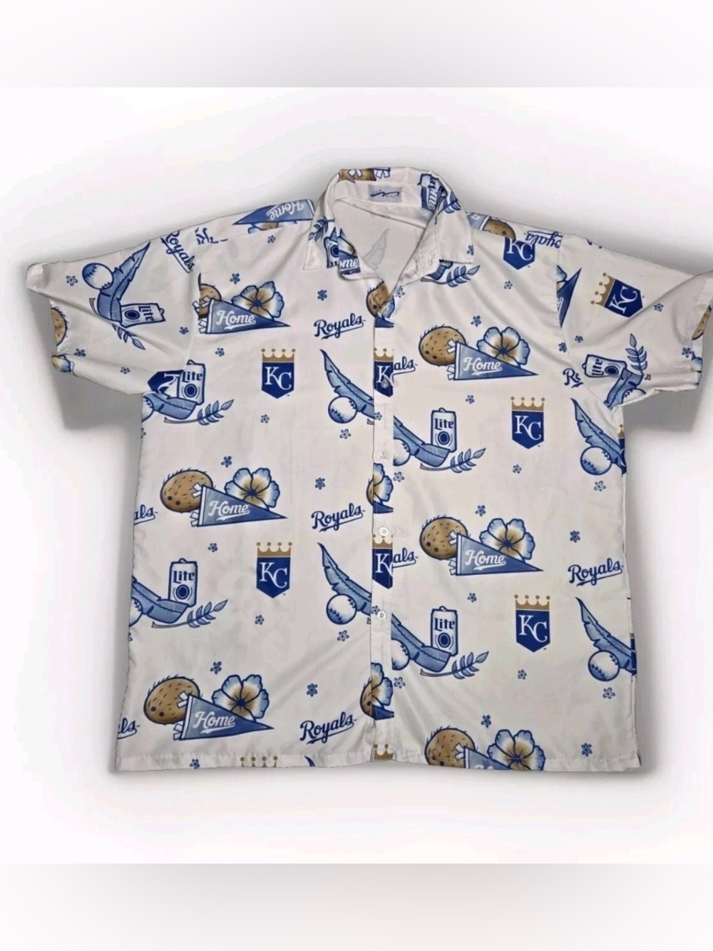 MLB Kansas City Royals Miller Lite Promo Shirt - XL - New